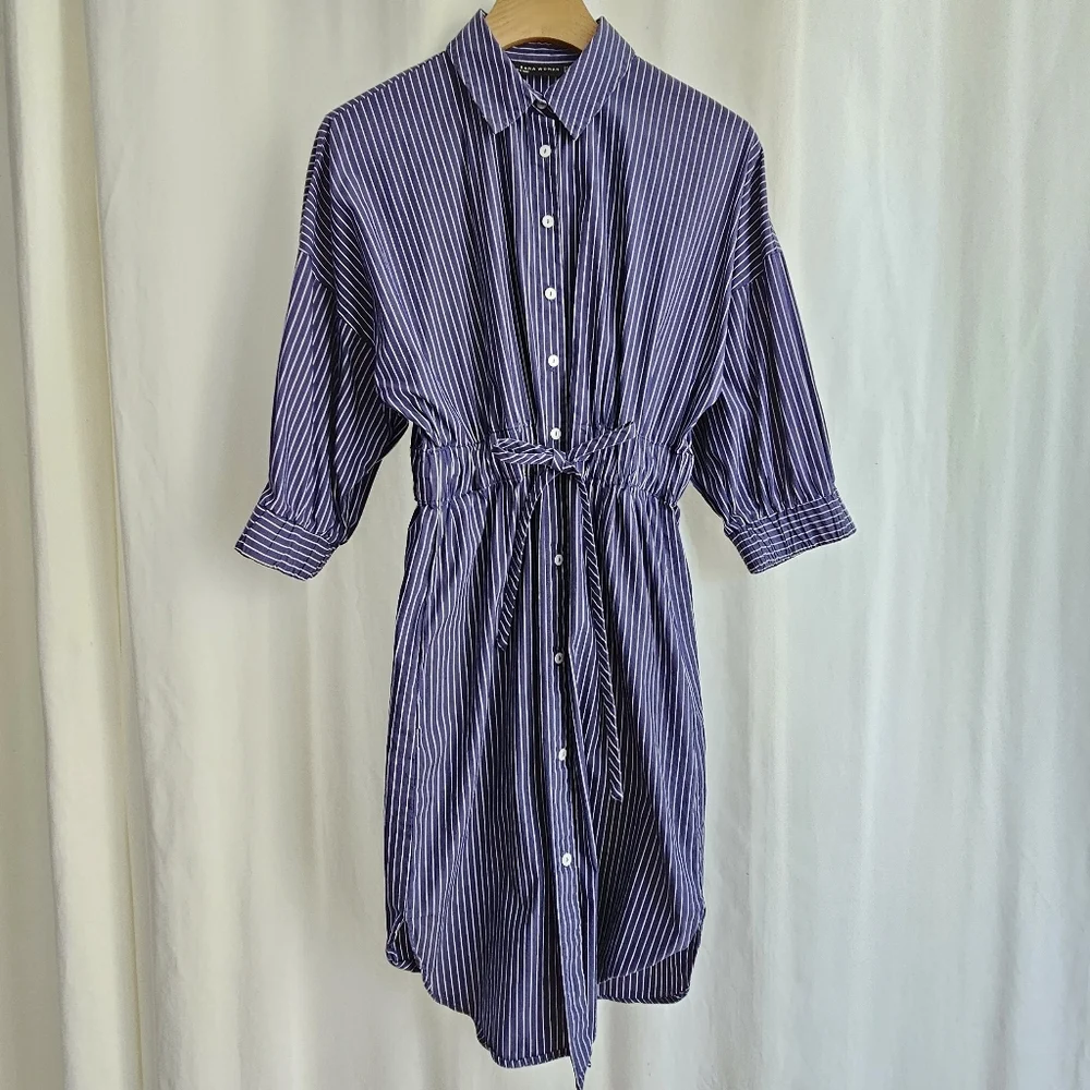 🇪🇦 Zara - Striped Shirt Dress - Picture 5 of 12